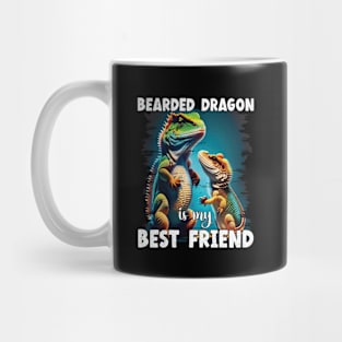 Bearded Dragon Is My Best Friend Lizard Lover Mug